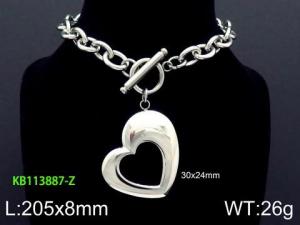 Stainless Steel Bracelet(women) - KB113887-Z