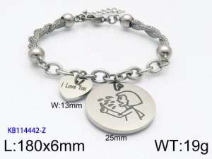 Stainless Steel Bracelet(women) - KB114442-Z