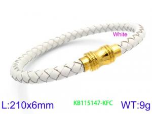 Leather Bracelet - KB115147-KFC