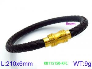 Leather Bracelet - KB115150-KFC