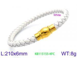 Leather Bracelet - KB115155-KFC