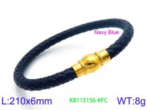 Leather Bracelet - KB115156-KFC