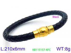 Leather Bracelet - KB115157-KFC