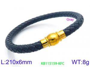 Leather Bracelet - KB115159-KFC