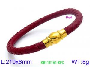 Leather Bracelet - KB115161-KFC