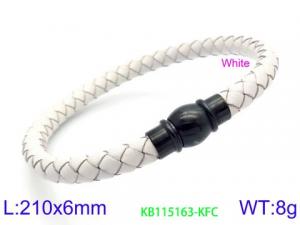 Leather Bracelet - KB115163-KFC