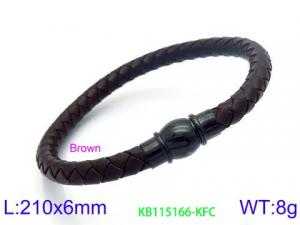Leather Bracelet - KB115166-KFC