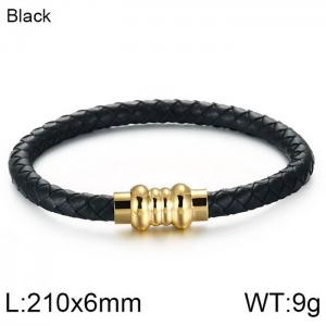 Leather Bracelet - KB115189-KFC