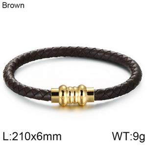 Leather Bracelet - KB115190-KFC