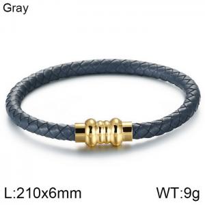 Leather Bracelet - KB115191-KFC