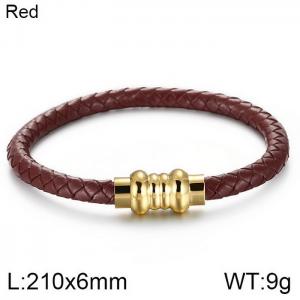 Leather Bracelet - KB115193-KFC