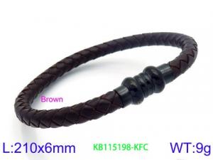 Leather Bracelet - KB115198-KFC