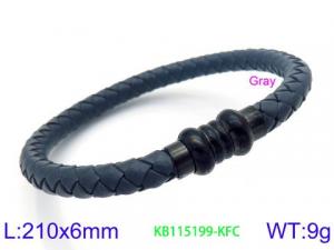 Leather Bracelet - KB115199-KFC