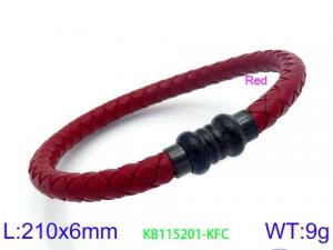 Leather Bracelet - KB115201-KFC