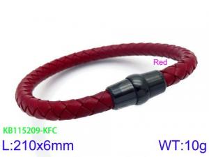 Leather Bracelet - KB115209-KFC