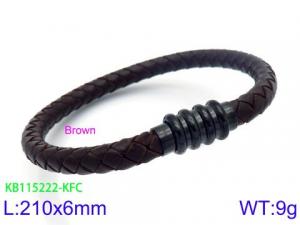 Leather Bracelet - KB115222-KFC