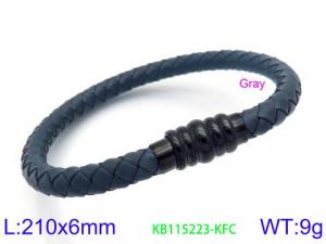 Leather Bracelet - KB115223-KFC