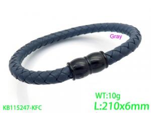 Leather Bracelet - KB115247-KFC