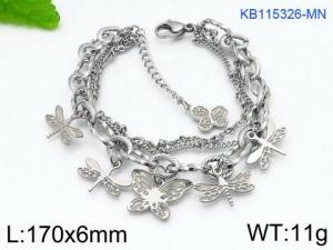 Stainless Steel Bracelet(women) - KB115326-MN