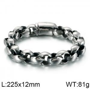 Stainless Steel Bracelet(Men) - KB115375-BD