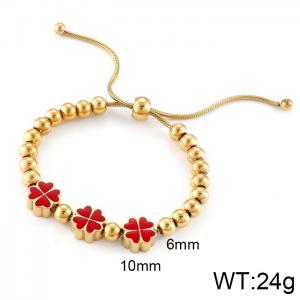 Stainless Steel Gold-plating Bracelet - KB115997-K