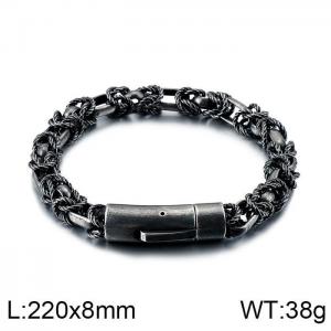 Stainless Steel Bracelet(Men) - KB116193-KFC