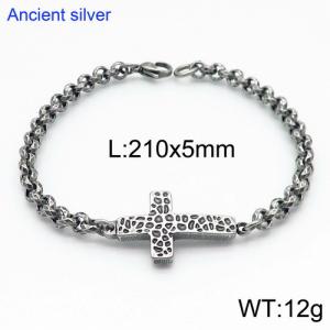 Stainless Steel Bracelet(Men) - KB116439-KFC