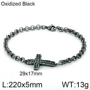 Stainless Steel Bracelet(Men) - KB117770-KFC