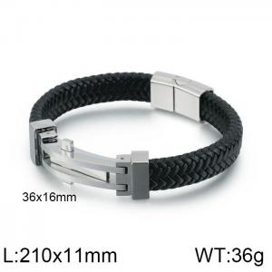 Leather Bracelet - KB117787-KFC