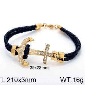Leather Bracelet - KB117801-KFC