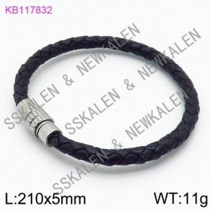Leather Bracelet - KB117832-KD
