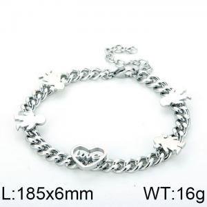 Stainless Steel Bracelet(women) - KB118522-KHY