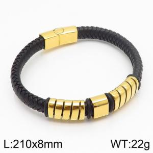 Leather Bracelet - KB119210-KFC