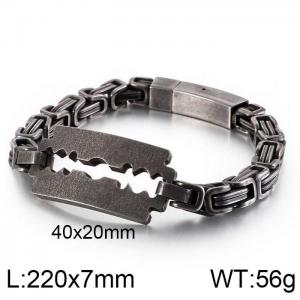 Stainless Steel Bracelet(Men) - KB119269-KFC