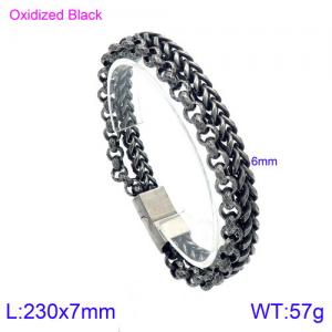 Stainless Steel Bracelet(Men) - KB120015-KFC