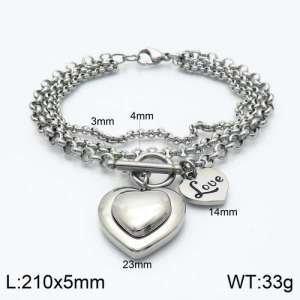 Stainless Steel Bracelet(women) - KB120589-Z