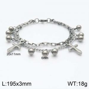 Stainless Steel Bracelet(women) - KB120608-Z