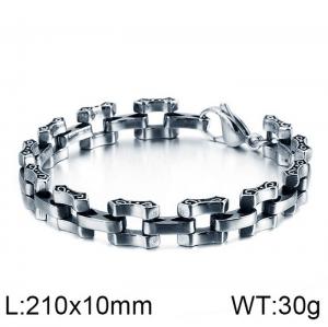 Stainless Steel Bracelet(Men) - KB120775-BD