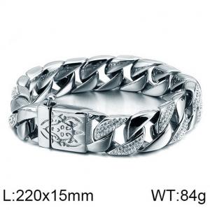 Stainless Steel Bracelet(Men) - KB120788-BD