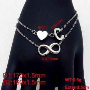 Stainless Steel Bracelet(women) - KB121646-Z