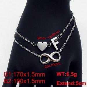 Stainless Steel Bracelet(women) - KB121649-Z