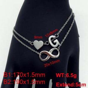 Stainless Steel Bracelet(women) - KB121650-Z
