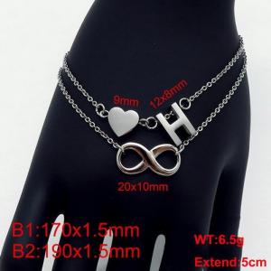 Stainless Steel Bracelet(women) - KB121651-Z