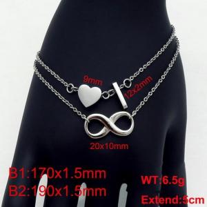 Stainless Steel Bracelet(women) - KB121652-Z