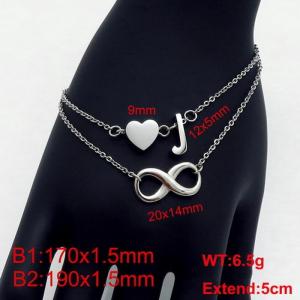 Stainless Steel Bracelet(women) - KB121653-Z