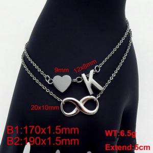Stainless Steel Bracelet(women) - KB121654-Z