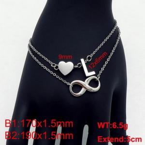 Stainless Steel Bracelet(women) - KB121655-Z
