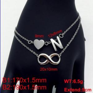 Stainless Steel Bracelet(women) - KB121656-Z