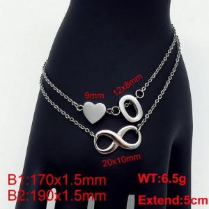 Stainless Steel Bracelet(women) - KB121658-Z