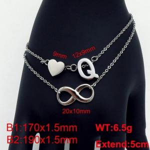 Stainless Steel Bracelet(women) - KB121660-Z